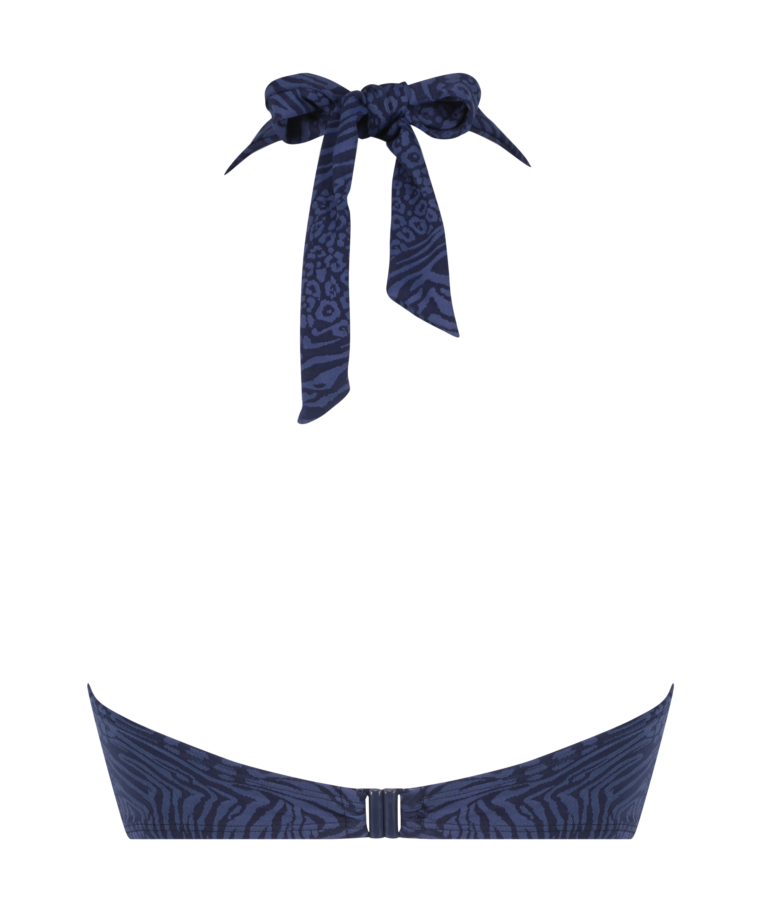 Kai Padded Underwired Push-Up Bikini Top, Blue, main