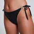 Yucatan High-Leg Bikini Bottoms, Black