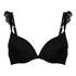 Posie Padded Underwired Push-Up Bra, Black
