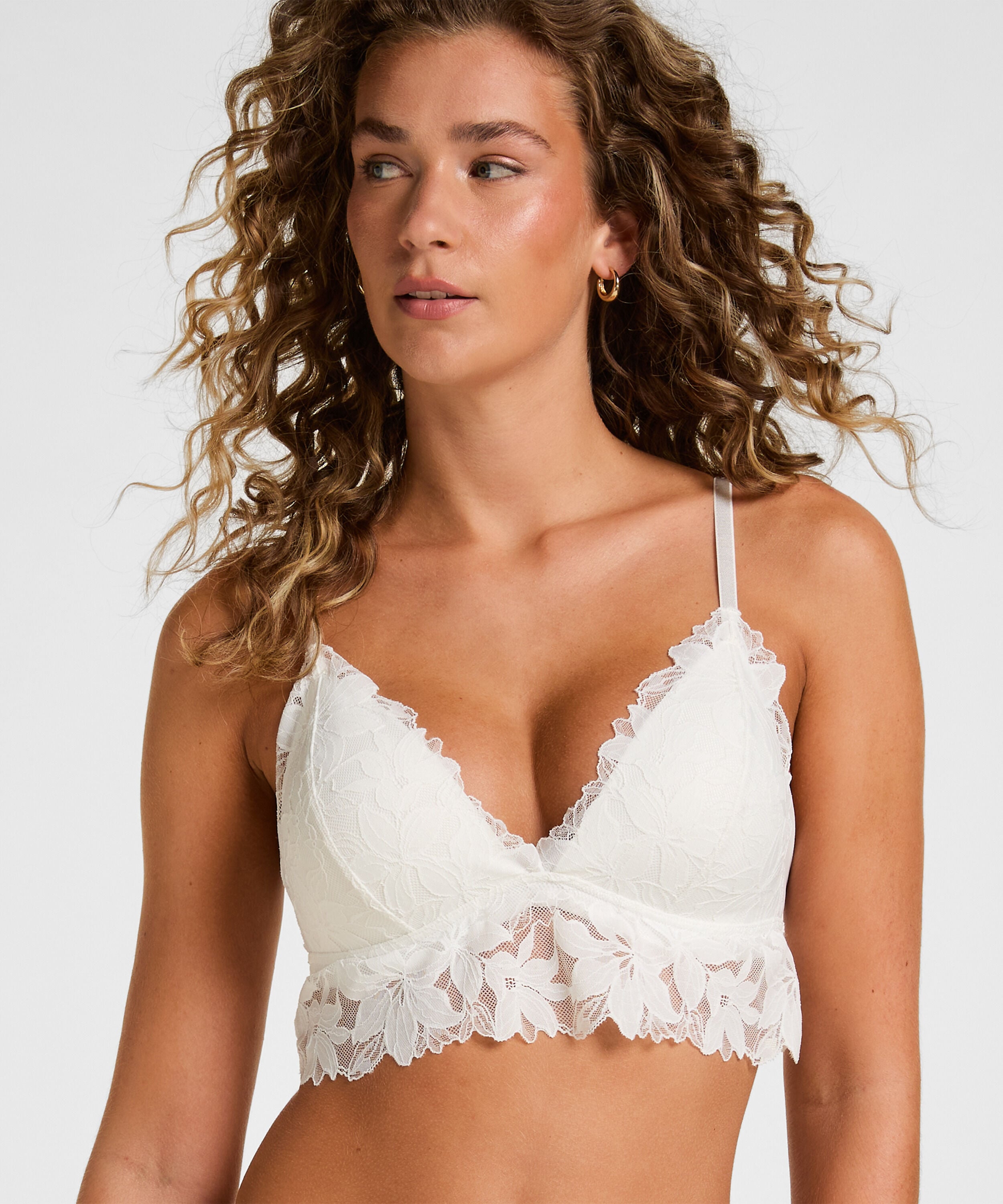 Bralette Ingrid, White Bralette Ingrid, White