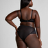 Jocelyn High-Waisted Brazilian, Black
