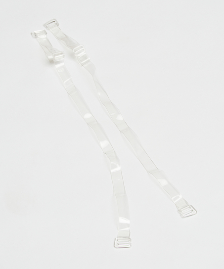 Transparent Bra Straps D Cups Or Larger, White