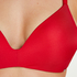 Mona Padded Non-wired Bra, Red