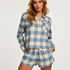 Flannel Pyjama Top, Blue