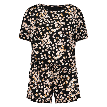 Short pyjama set, Black