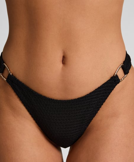 Cairo Highleg Bikinibottom, Black