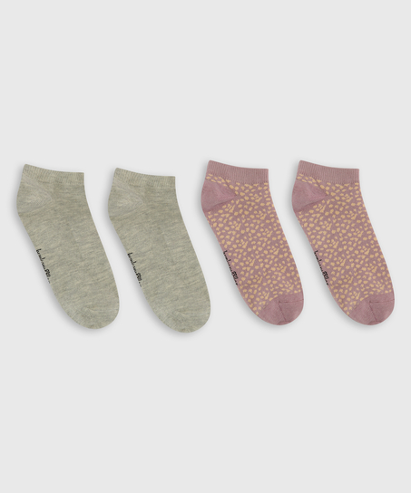 2 Pairs Of Socks, Orange