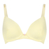 Pointelle Padded Underwired Bra, Yellow