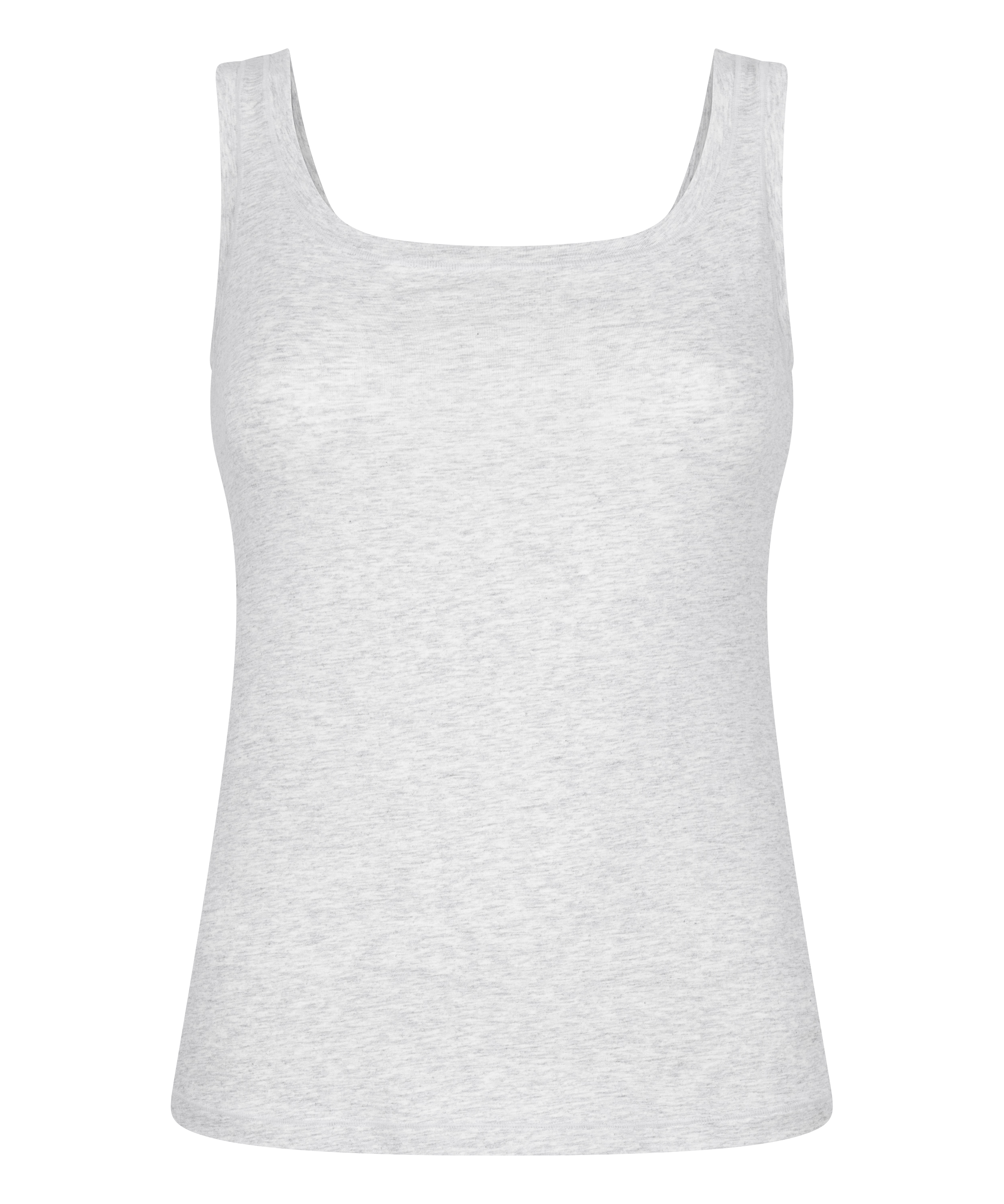 Singlet Tanktop Soft Cotton, Grey, main