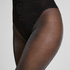 Tights Silver Lurex, Black
