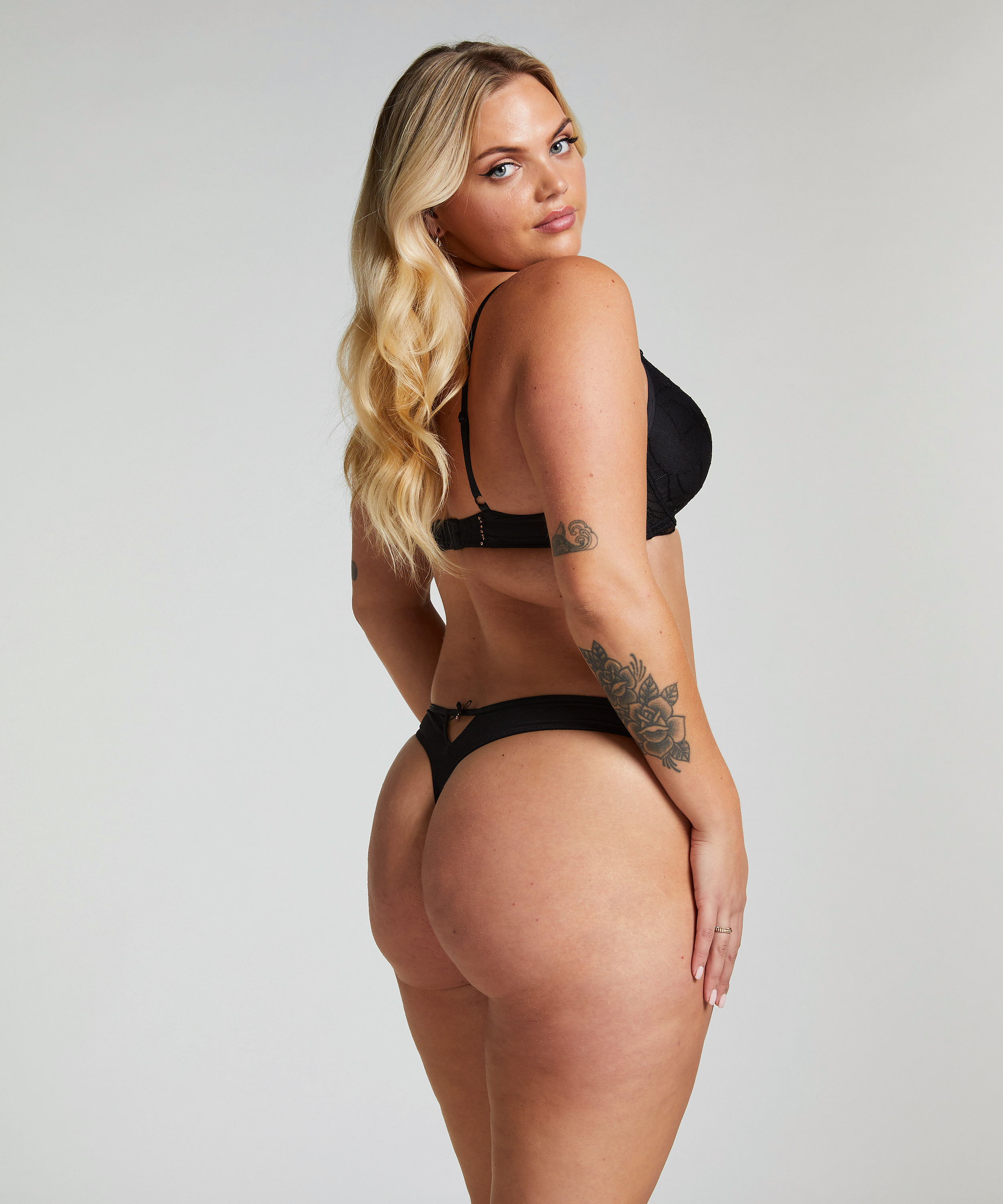 Ruby Padded Underwired Bra, Black, main