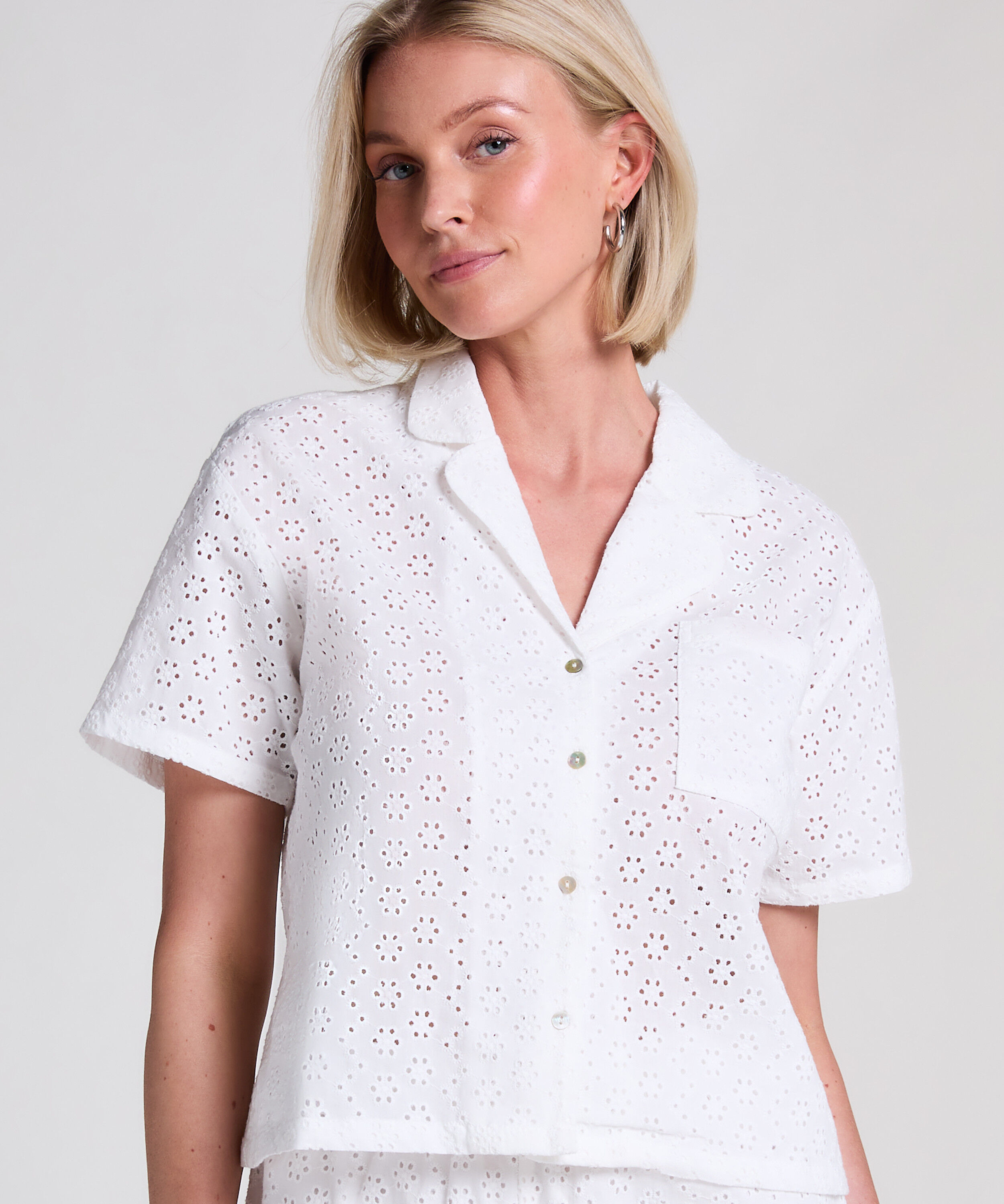 Jacket Broiderie Anglaise, White