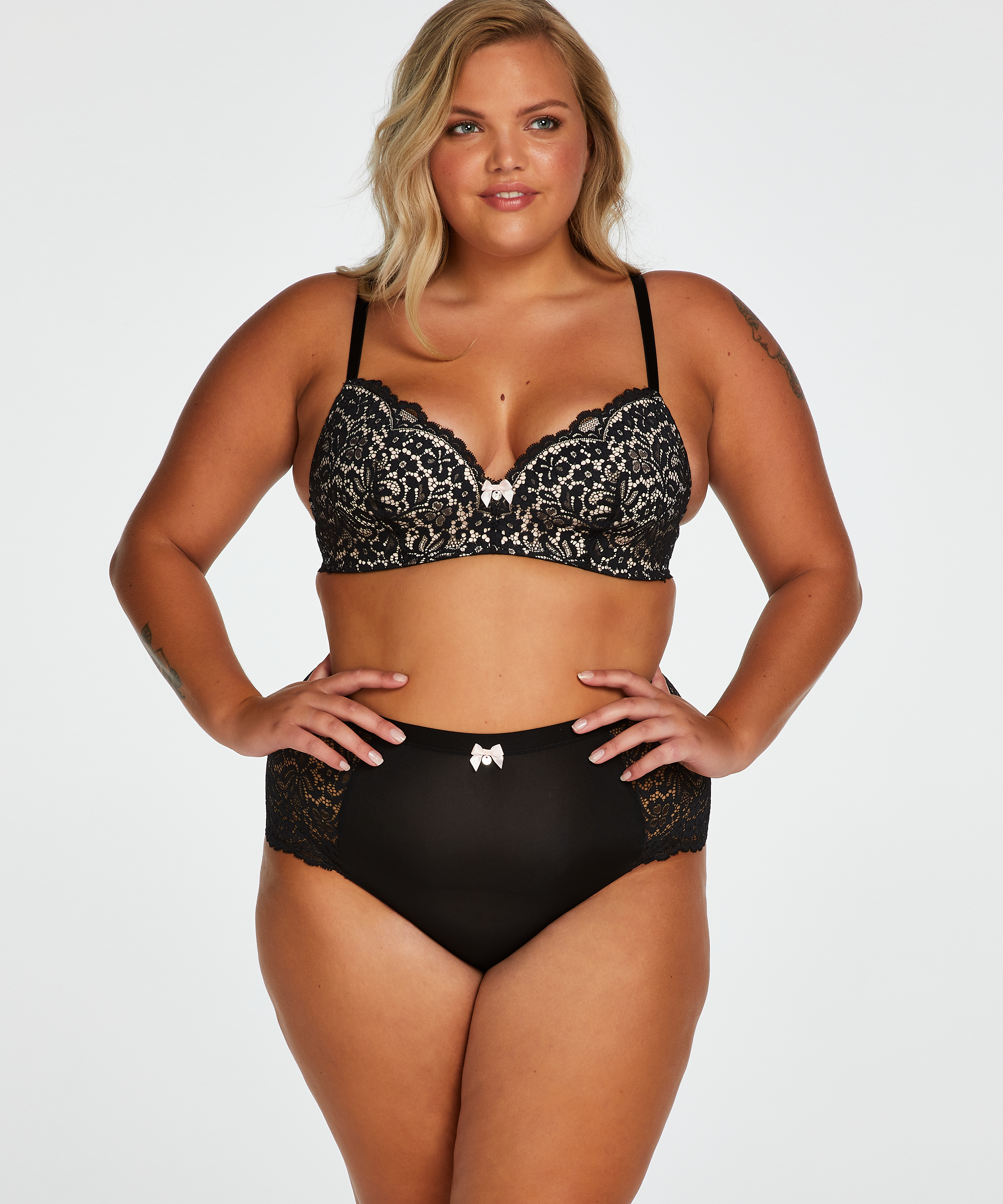 Rose maxi rio briefs, Black, main