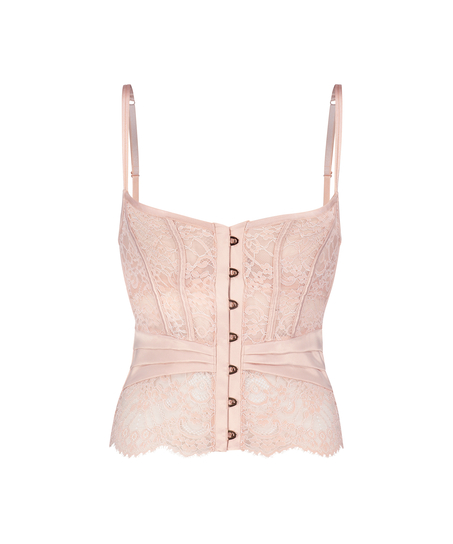 Amelia Padded Underwired Bustier, Pink