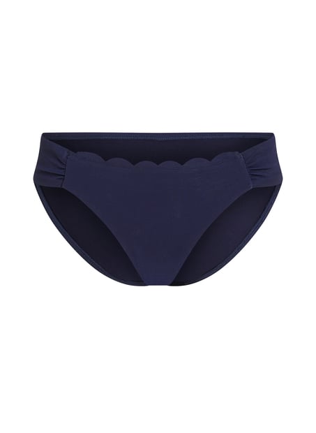Scallop Rio Bikini Bottoms, Blue