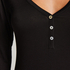 Henley Nightshirt, Black