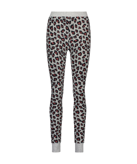 Micro Fleece Leggings, Grey