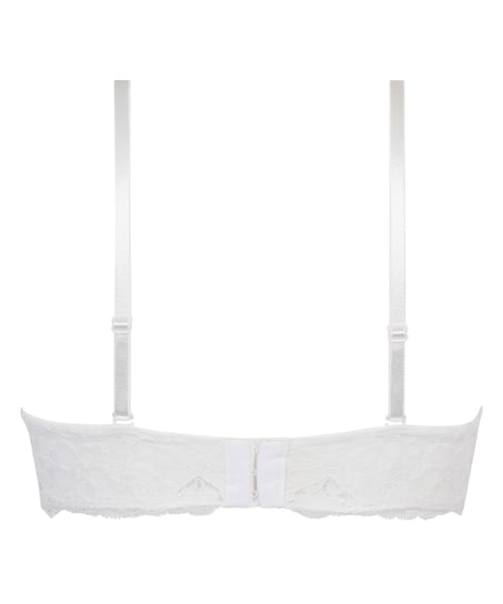 Marine Padded Underwired Strapless Maximizer Bra, White