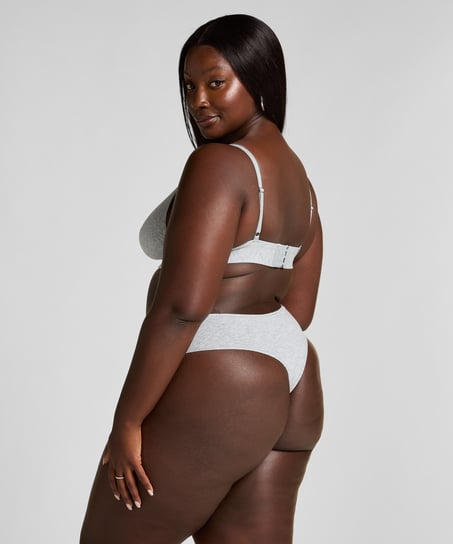 Cotton Thong, Grey