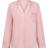 Satin Long-Sleeved Jacket, Pink