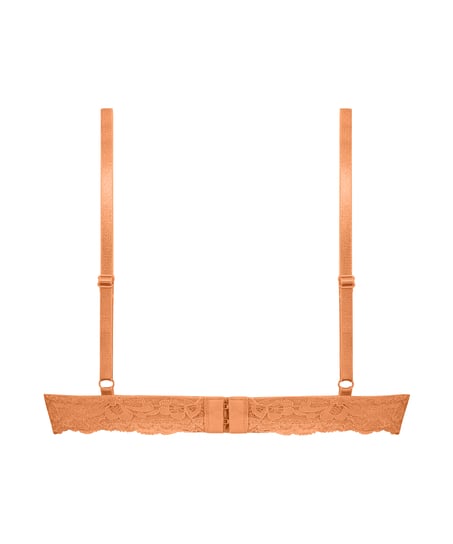 Marine Padded Underwired Push-Up Bra, Orange