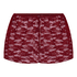Short Allover Lace, Red