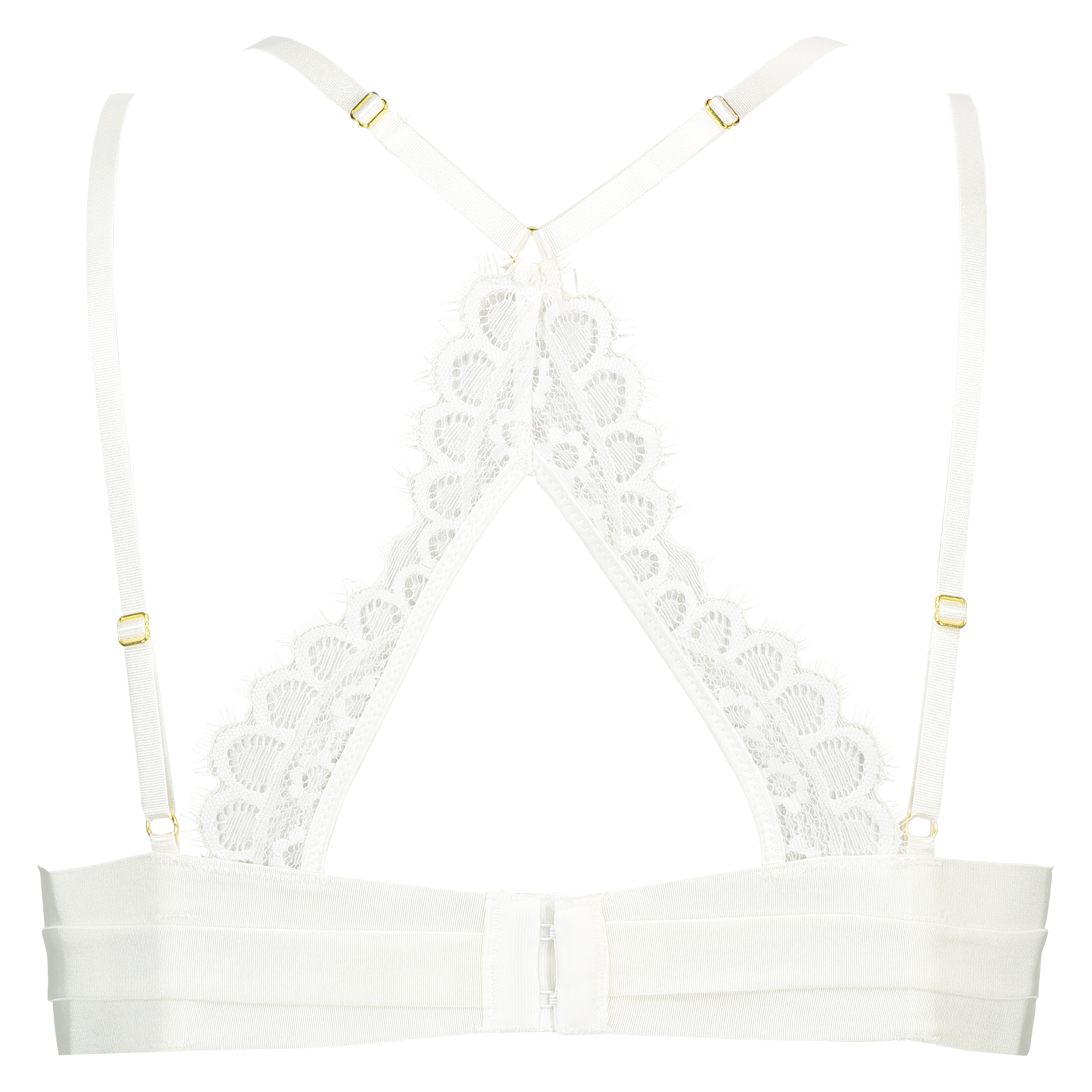 Peaches Non-Padded Underwired Bra, White, main