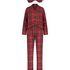 Twill Check Pyjama Set, Red