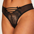 Uma High-Cut Brazilian Knickers, Black