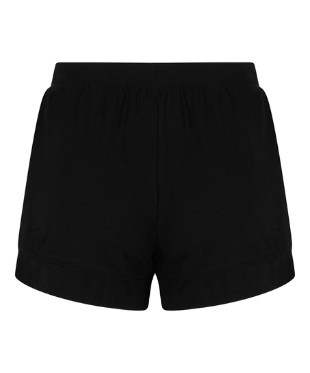 Short Jersey Rib Essential, Black