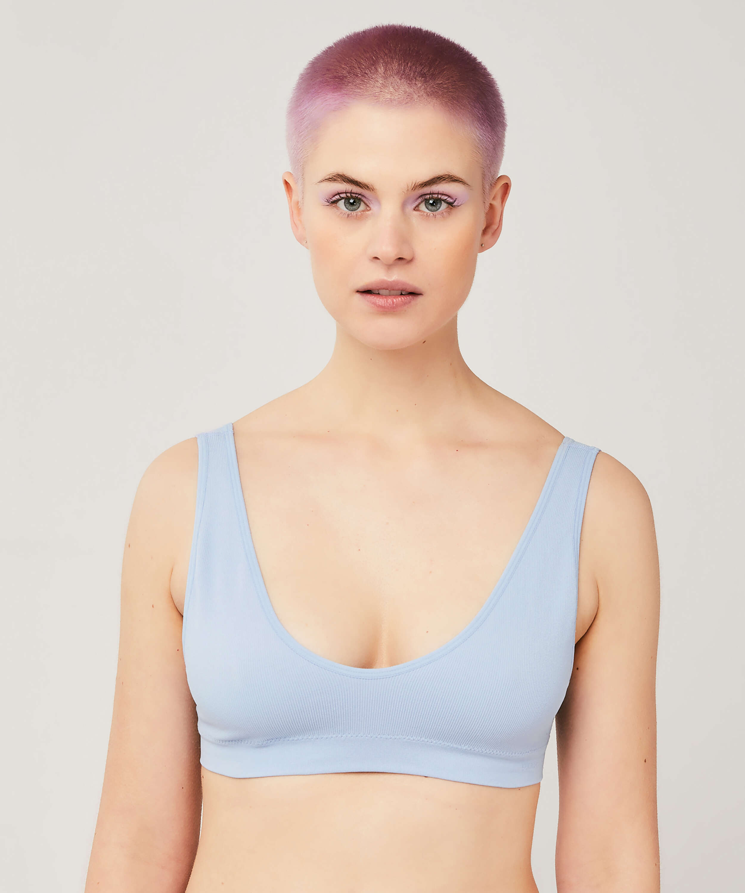 Bae Bralette, Blue, main