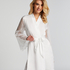 Bride Satin Kimono, White