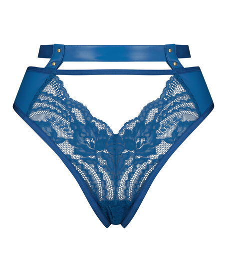 Venus open crotch brazilian, Blue