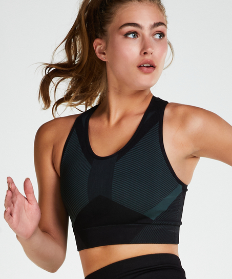 HKMX Sports bra The Motion Level 2, Green