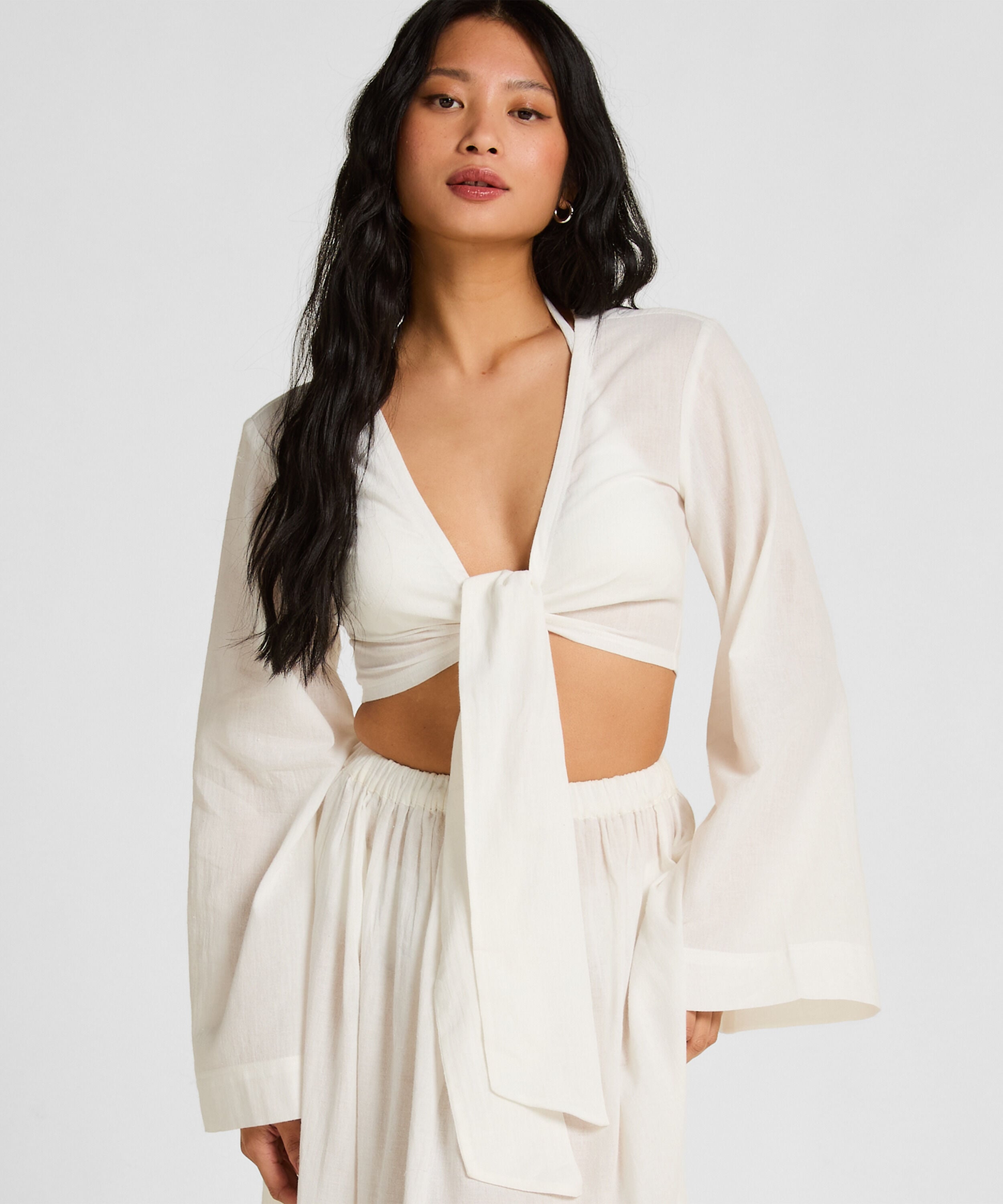 Beach Top Glam, White
