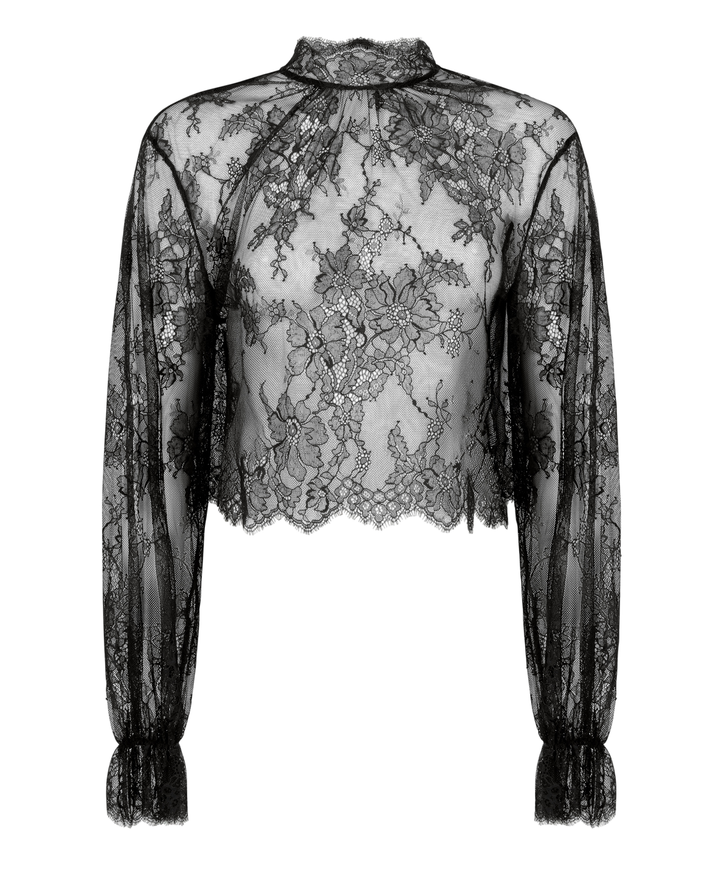 Pyjama Top Cecilia, Black, main