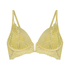 Sali Padded Underwired Longline Bra, Yellow