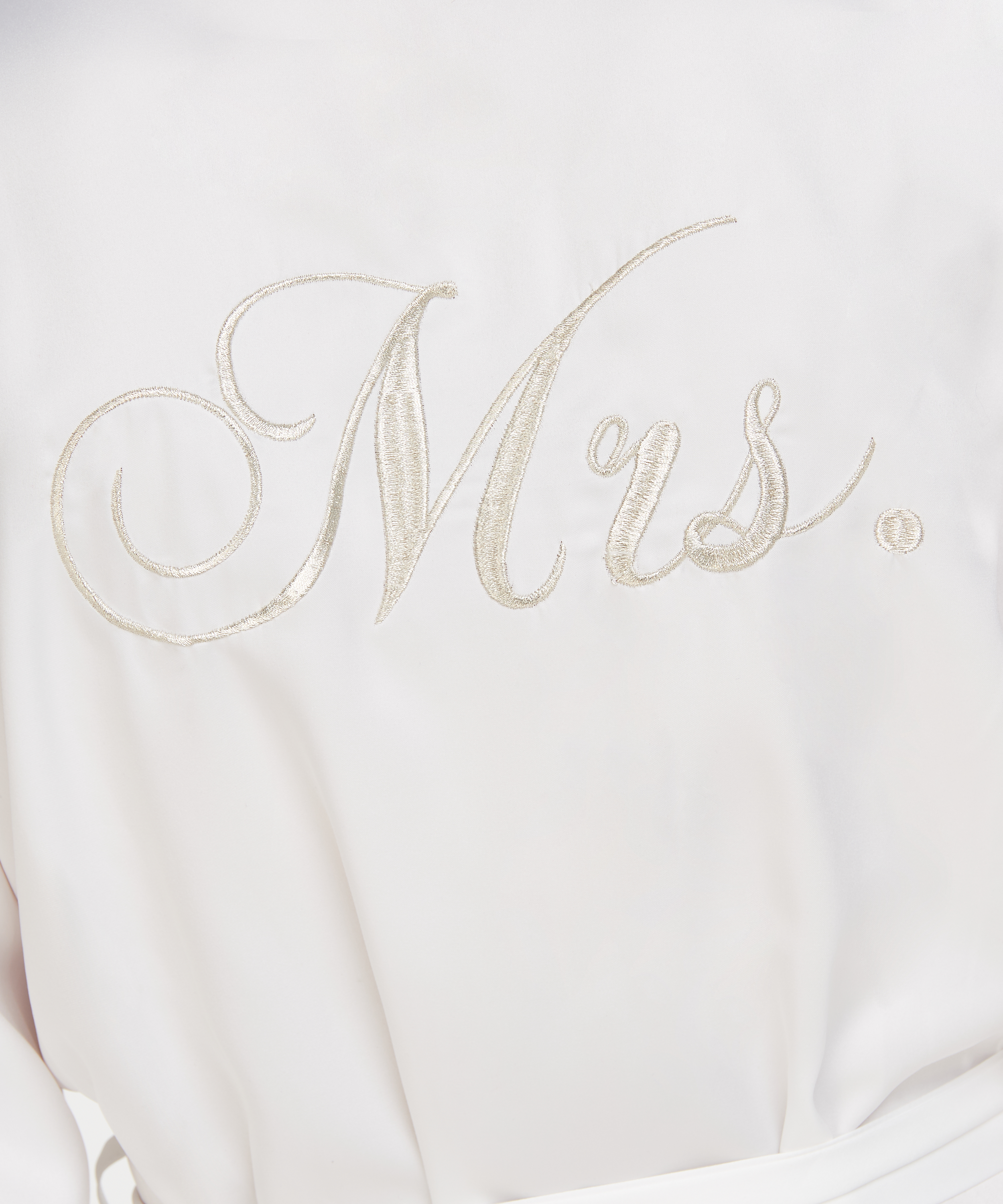 Kimono satin Bridal, White, main