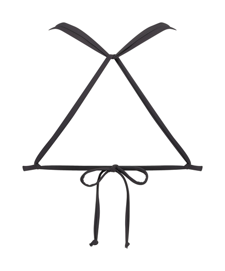 Lisbon Triangle Bikini Top, Grey