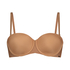 Jane Padded Underwired Strapless Bra, Brown