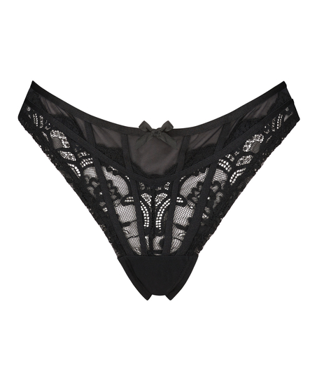 Arla High Leg Brazilian, Black