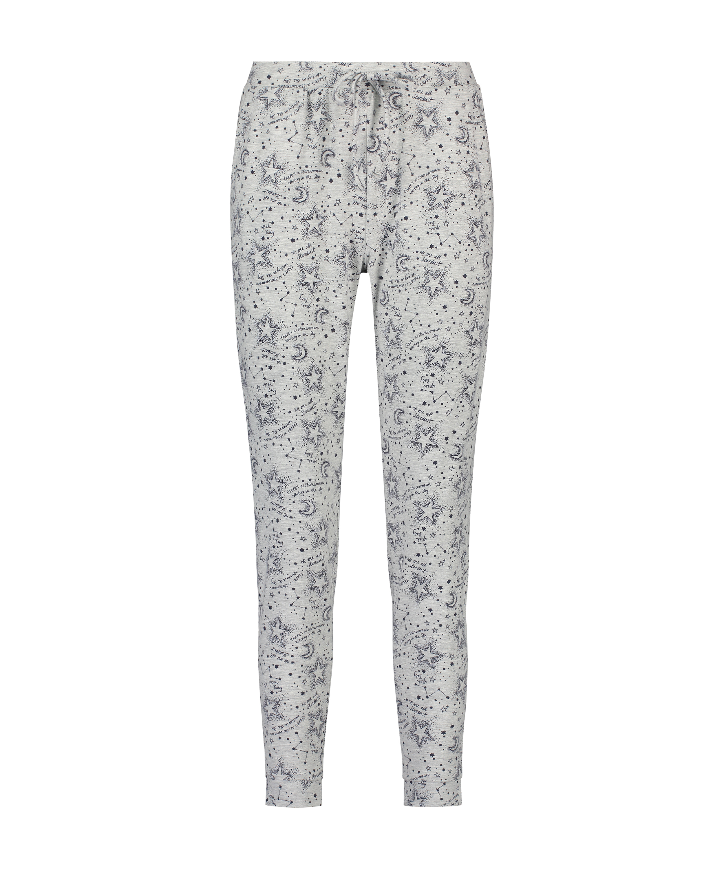 Jersey Pyjama Pants, Grey, main