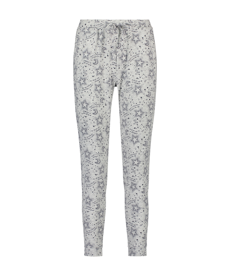 Jersey Pyjama Pants, Grey