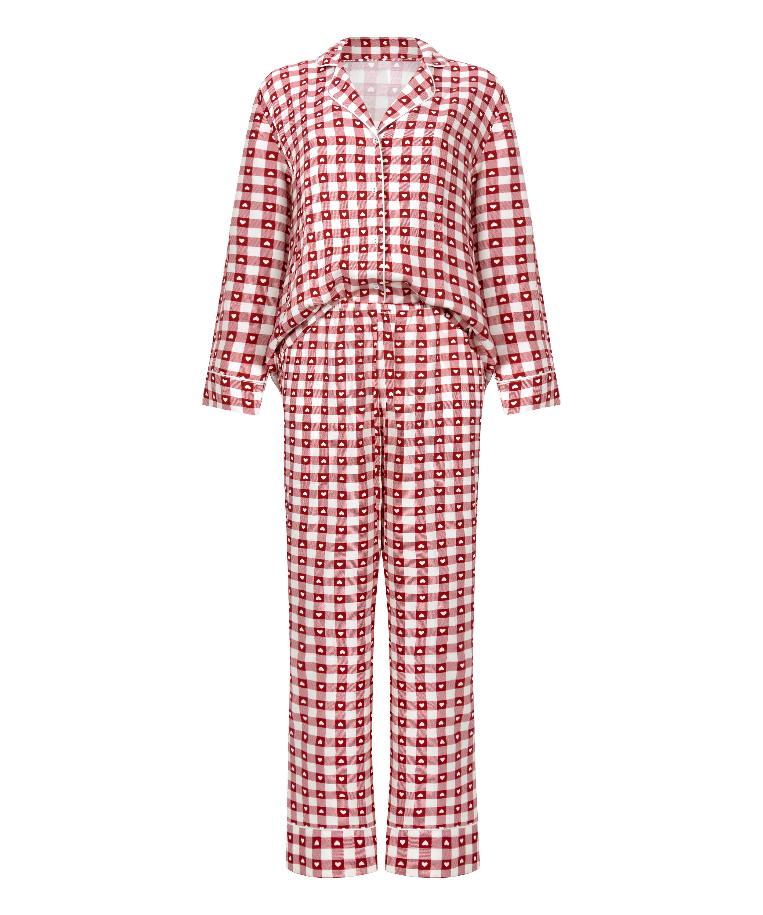 Pyjamaset Twill, Red