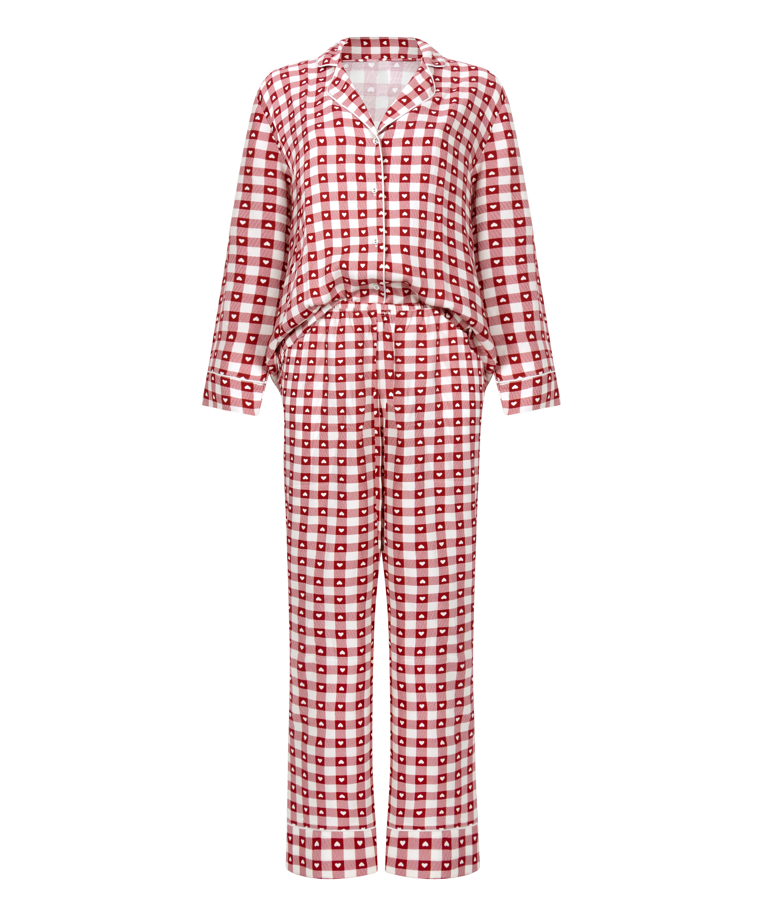 Pyjamaset Twill, Red, main