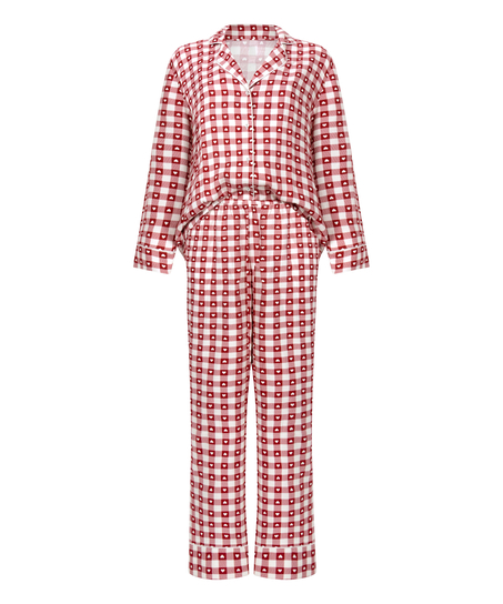 Pyjamaset Twill, Red
