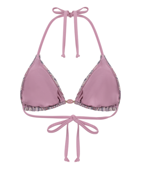 Cali Triangle Bikini Top, Pink
