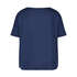 Short sleeve pyjama top in brushed jersey, Blue