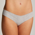 Invisible cotton thong, Grey
