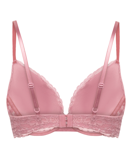 Marine Padded Underwired Push-Up Bra, Pink